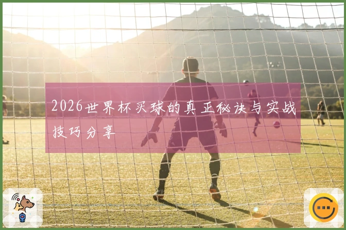 2026世界杯买球的真正秘诀与实战技巧分享